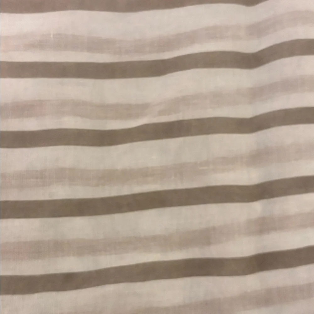LOFT Pineapple Patterned scarf- Cream and Brown